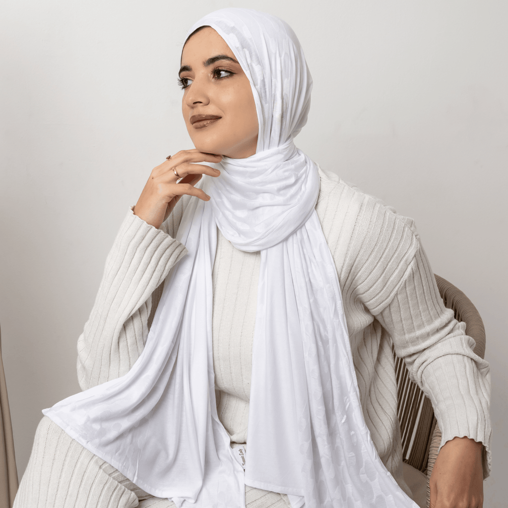 وشاح "أتوميك" من قماش الجاكار القطني