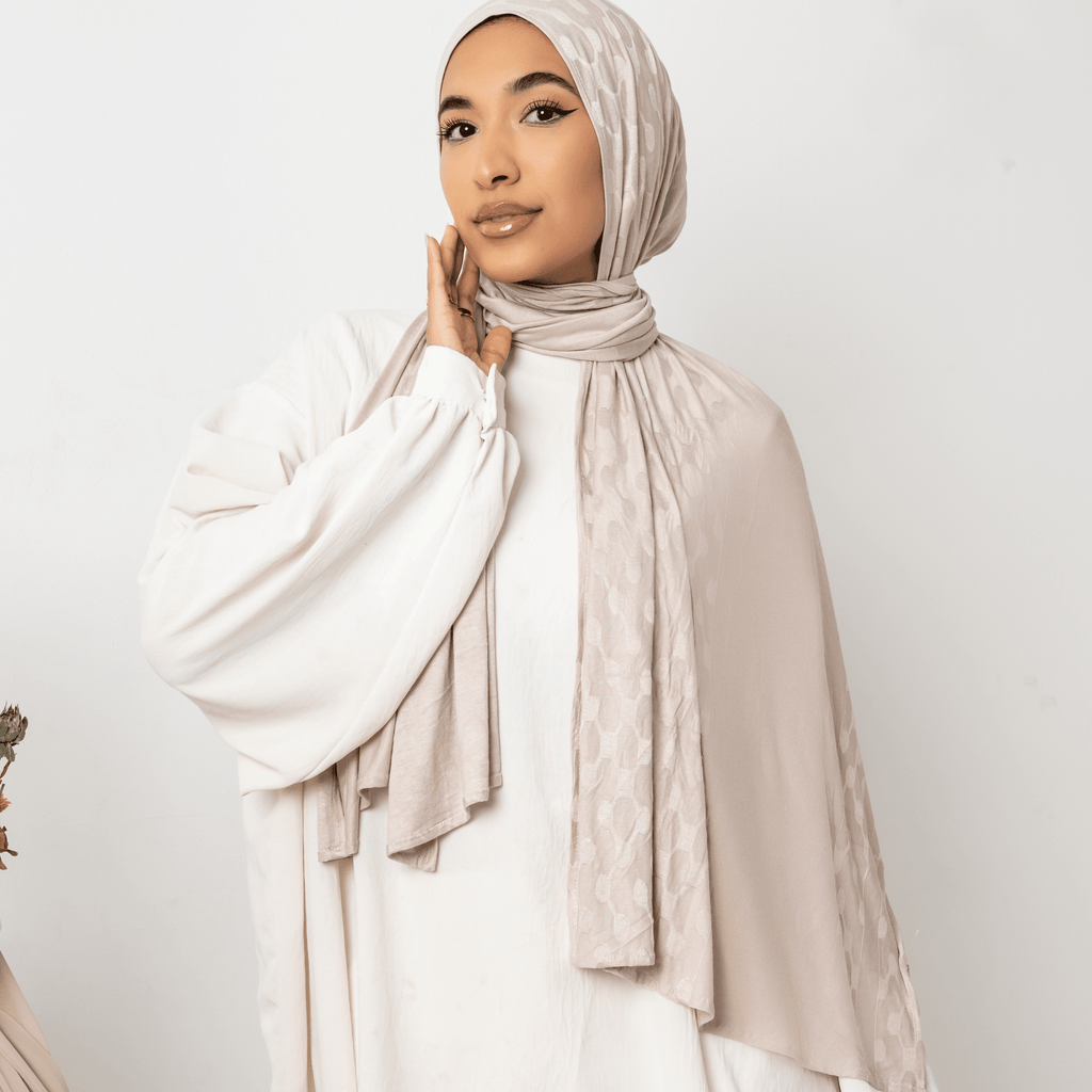 وشاح "أتوميك" من قماش الجاكار القطني
