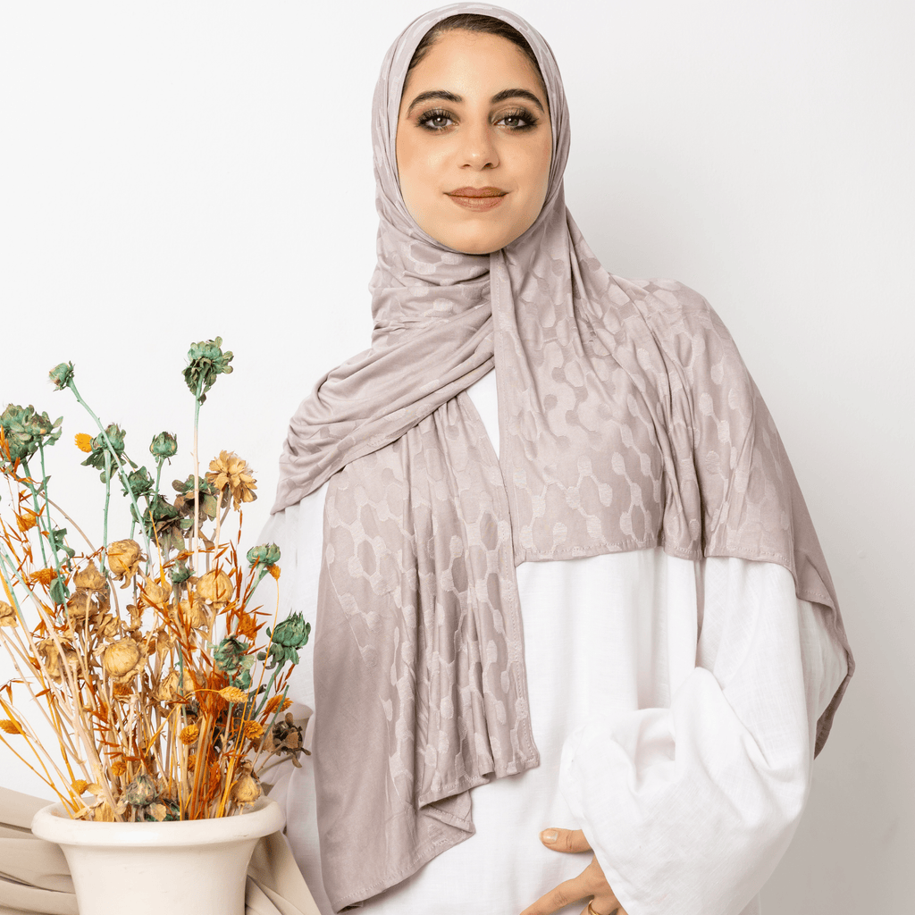 وشاح "أتوميك" من قماش الجاكار القطني