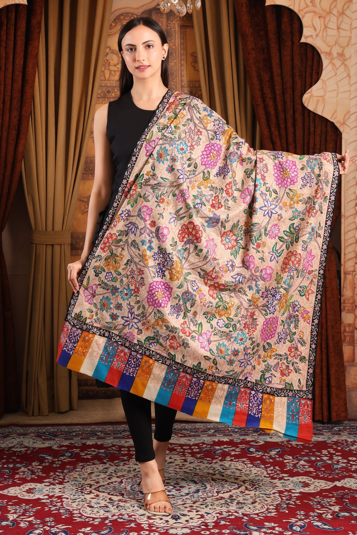Authentic Kashmiri Handmade Pashmina Shawl