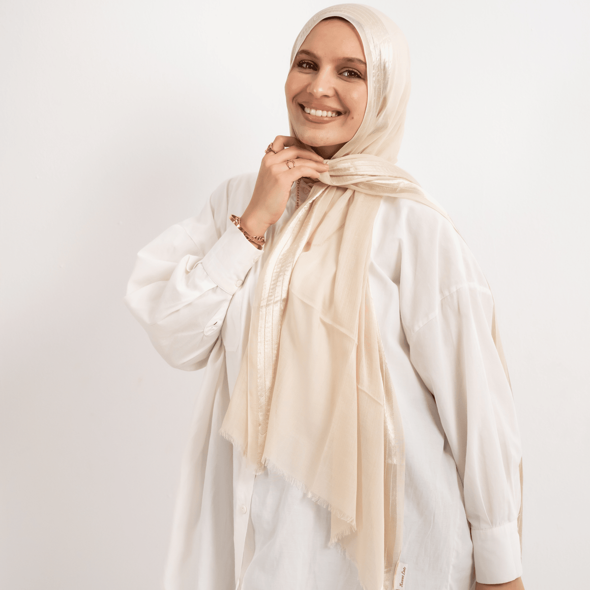 Borderline Satin Scarf