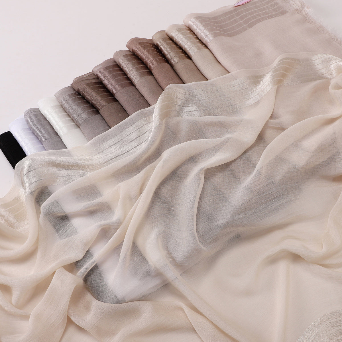 Borderline Satin Scarf