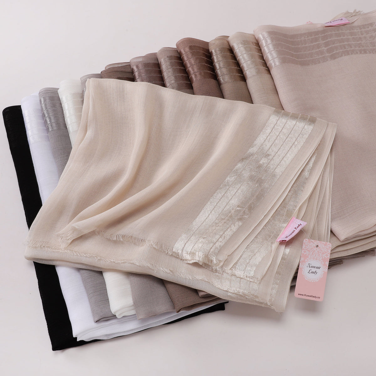 Borderline Satin Scarf