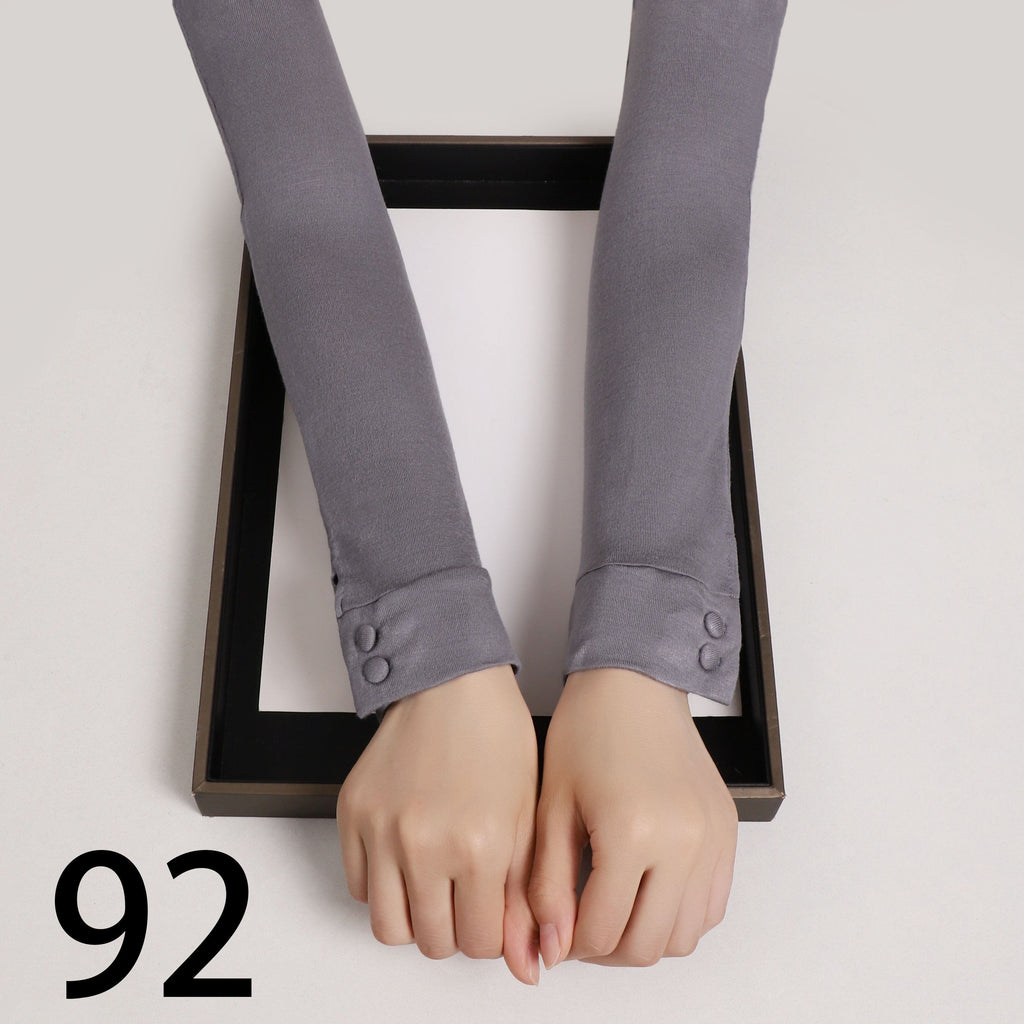 Buttoned Elegance Sleeves