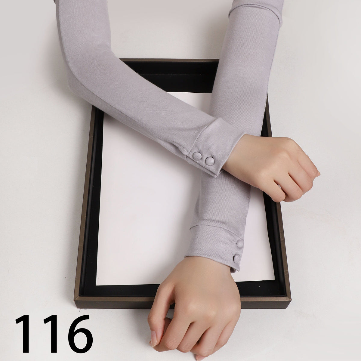 Buttoned Elegance Sleeves