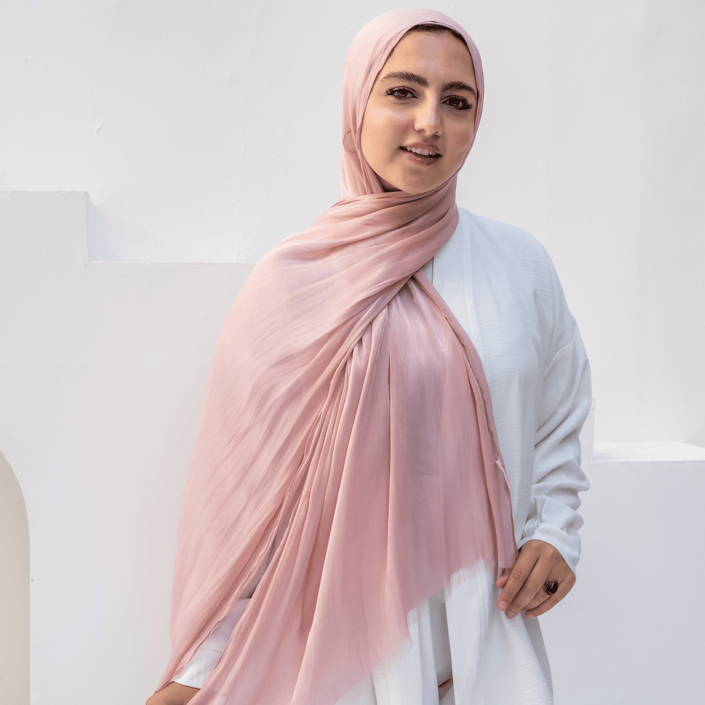 وشاح شيفون مجعد