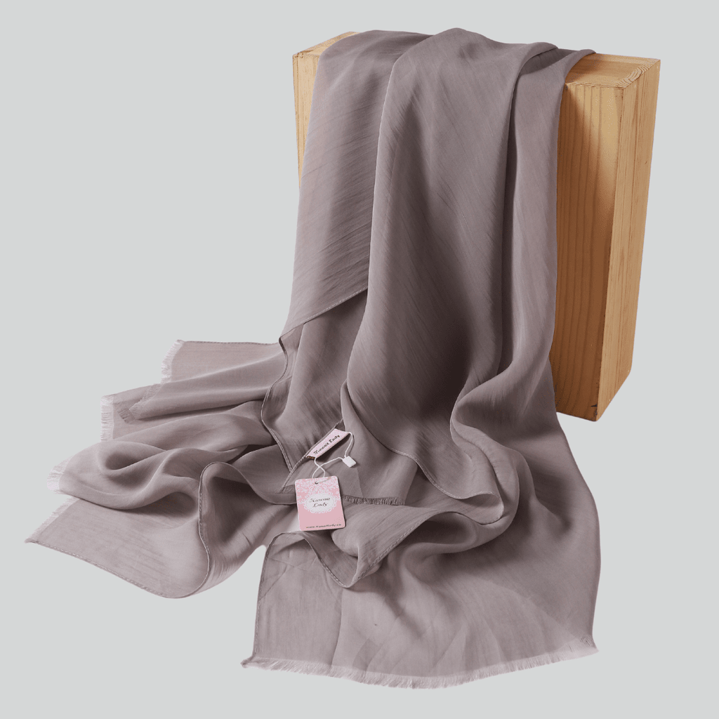 Chiffon Threaded Scarf