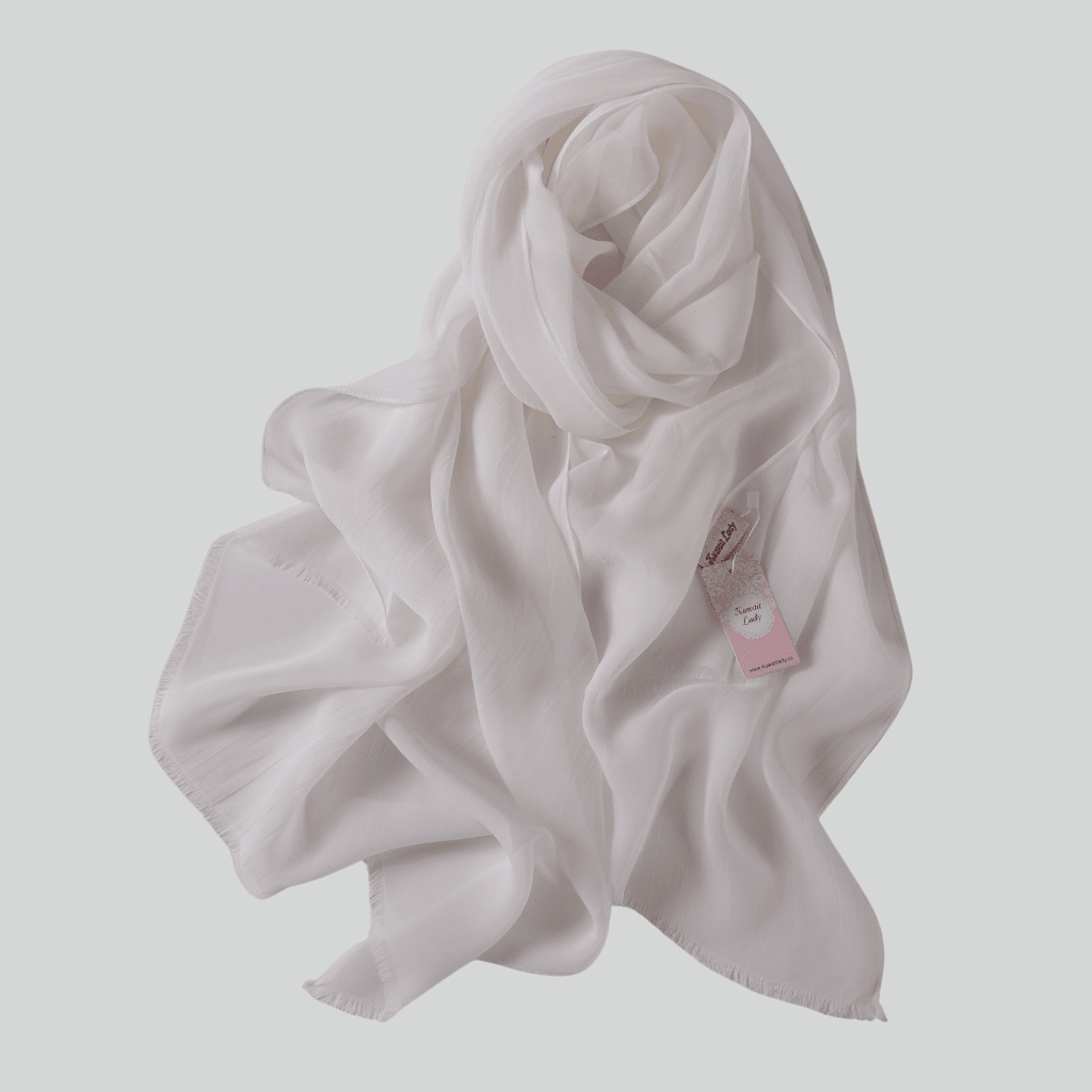 Chiffon Threaded Scarf