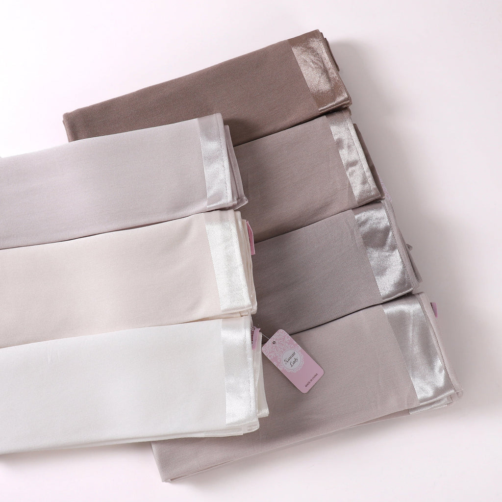 Cotton Satin Fusion Scarf