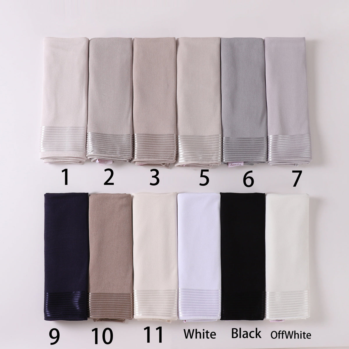 Cotton Satin Fusion Scarf