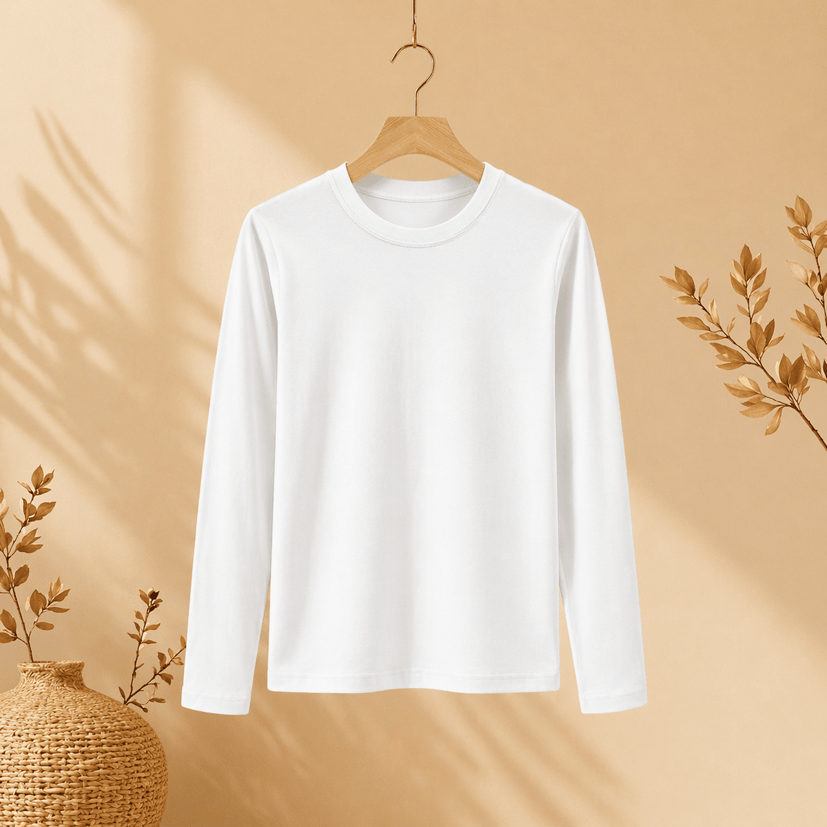 Cotton T-shirt Full Sleeves (Round Neck)