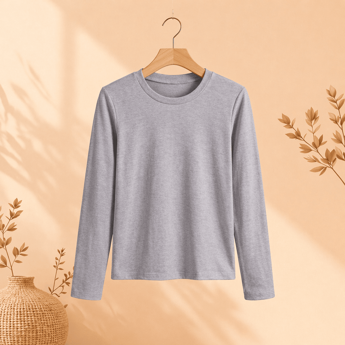 Cotton T-shirt Full Sleeves (Round Neck)