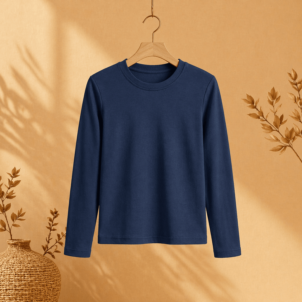 Cotton T-shirt Full Sleeves (Round Neck)