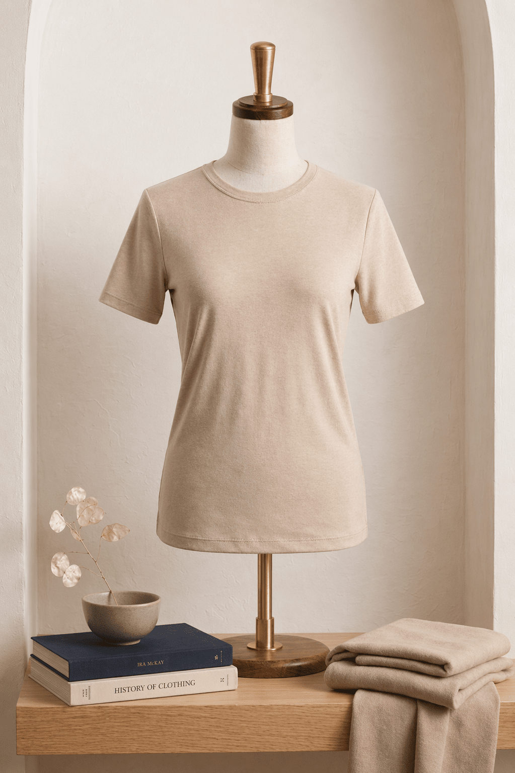 Cotton T-shirt Half Sleeves (Round Neck)