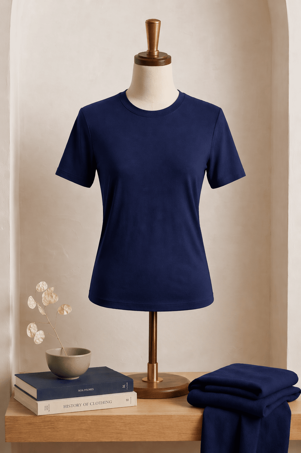 Cotton T-shirt Half Sleeves (Round Neck)