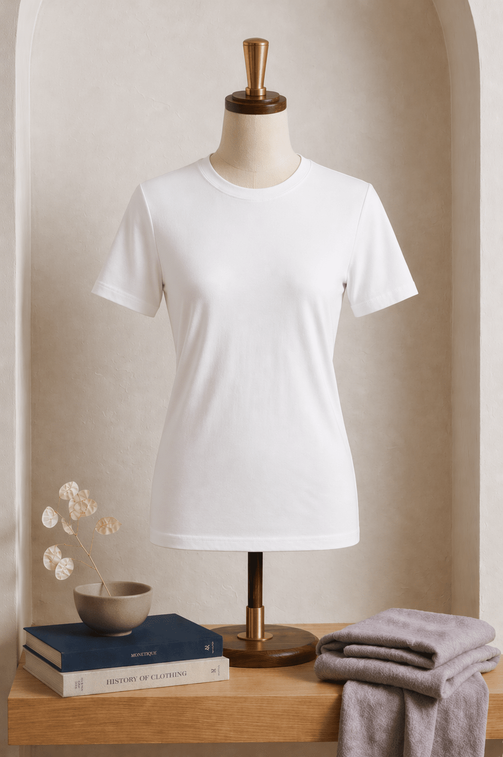 Cotton T-shirt Half Sleeves (Round Neck)
