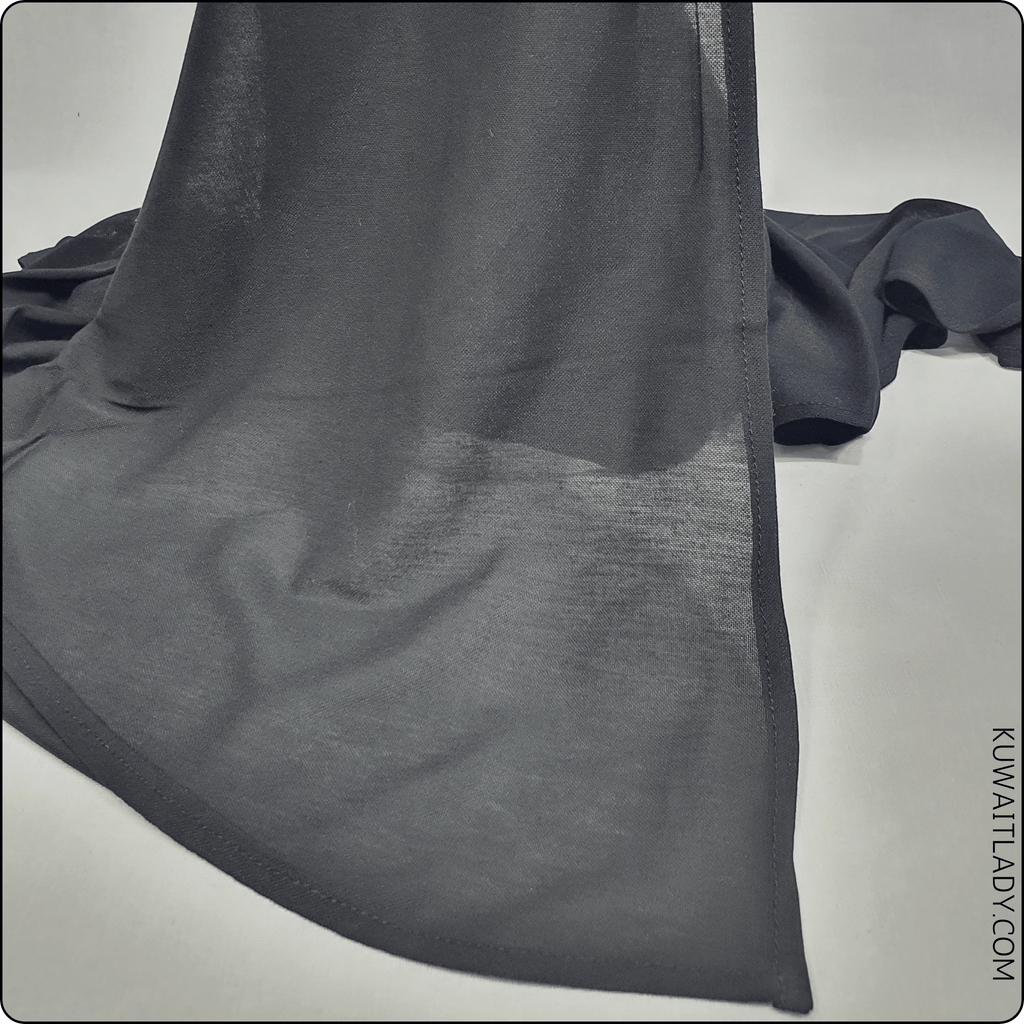 وشاح قطني سادة بنقشة كراش