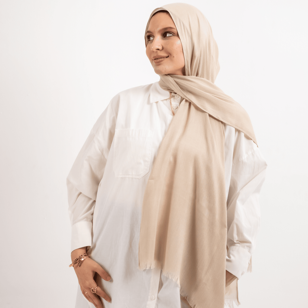 وشاح كتاني مريح