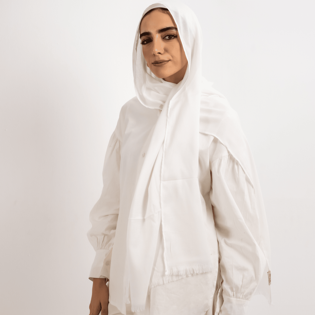 وشاح كتاني مريح
