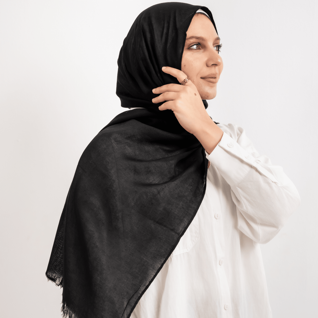 وشاح كتاني مريح