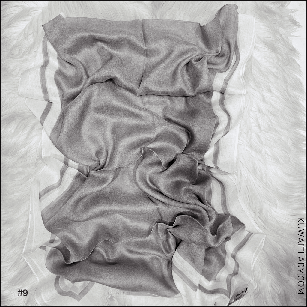 Duo Frame Linen Scarf