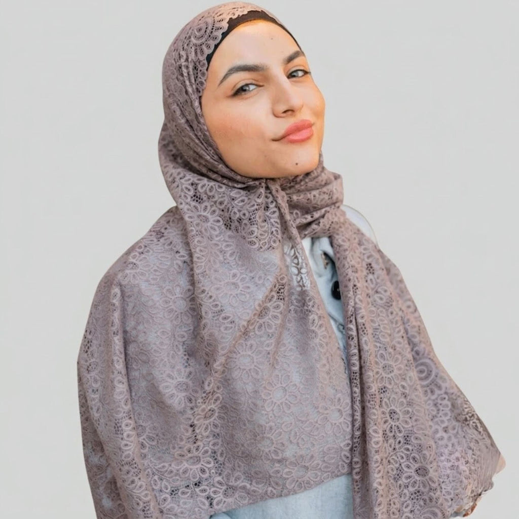 Graceful Lace Symphony Scarf