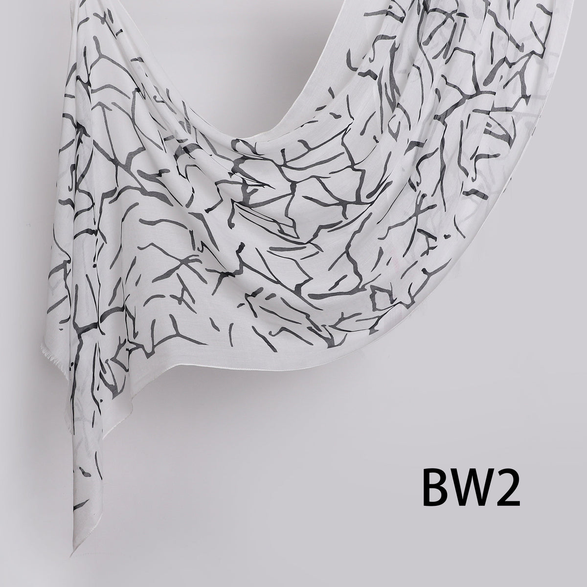 Graphite Linen Scarf