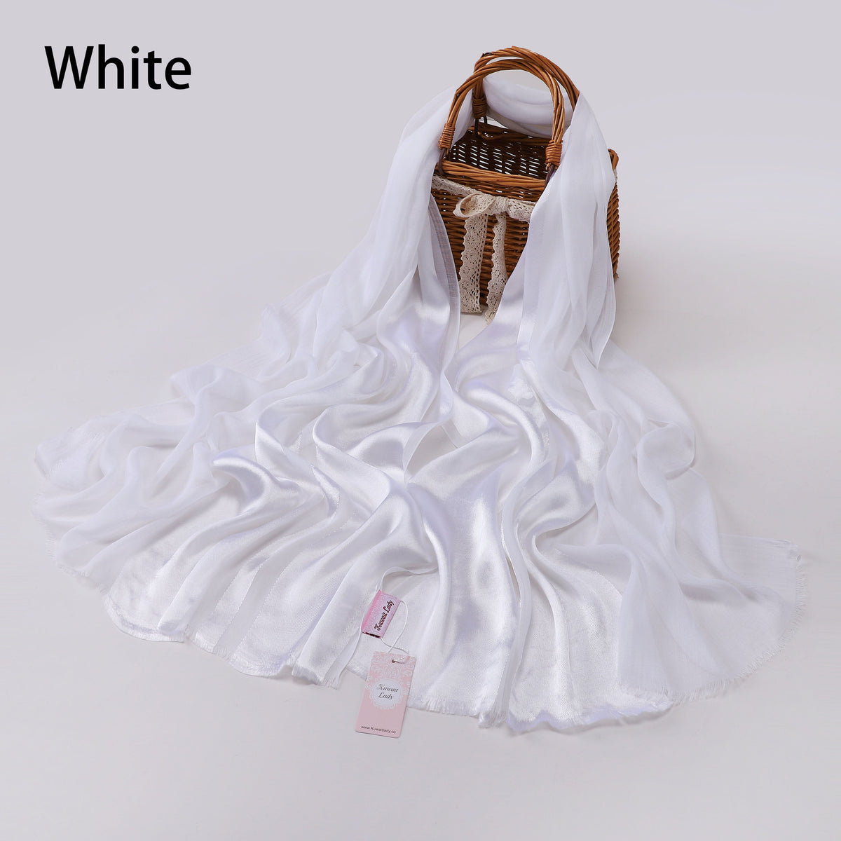 Half Linen, Half Satin Elegance