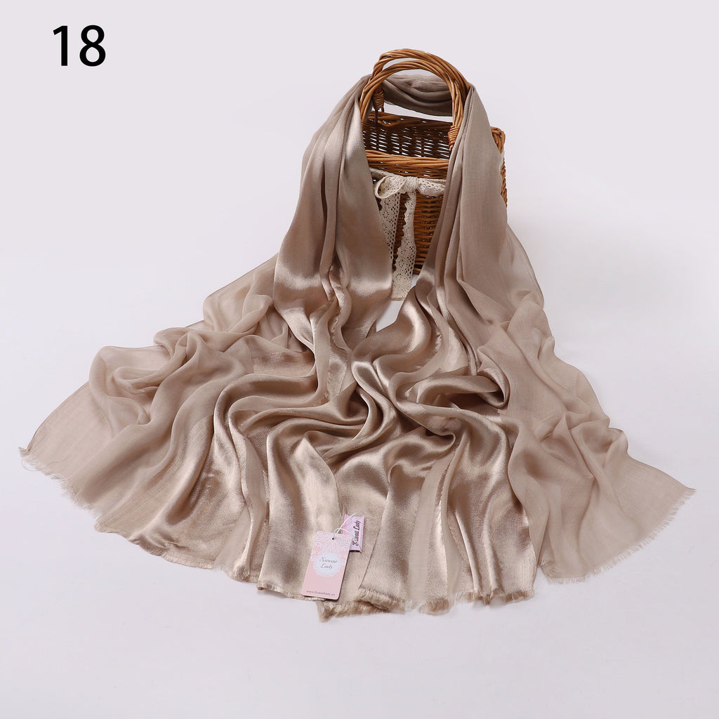 Half Linen, Half Satin Elegance