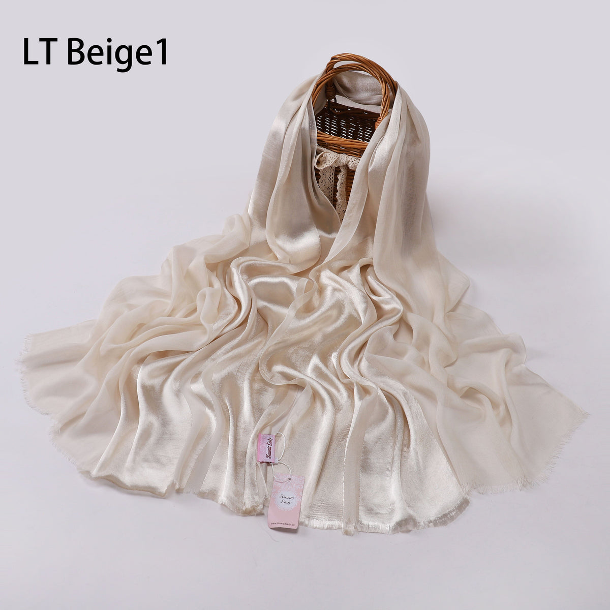 Half Linen, Half Satin Elegance