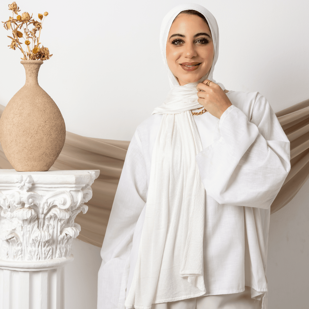 وشاح "هابنينغ" من قطن الجاكار