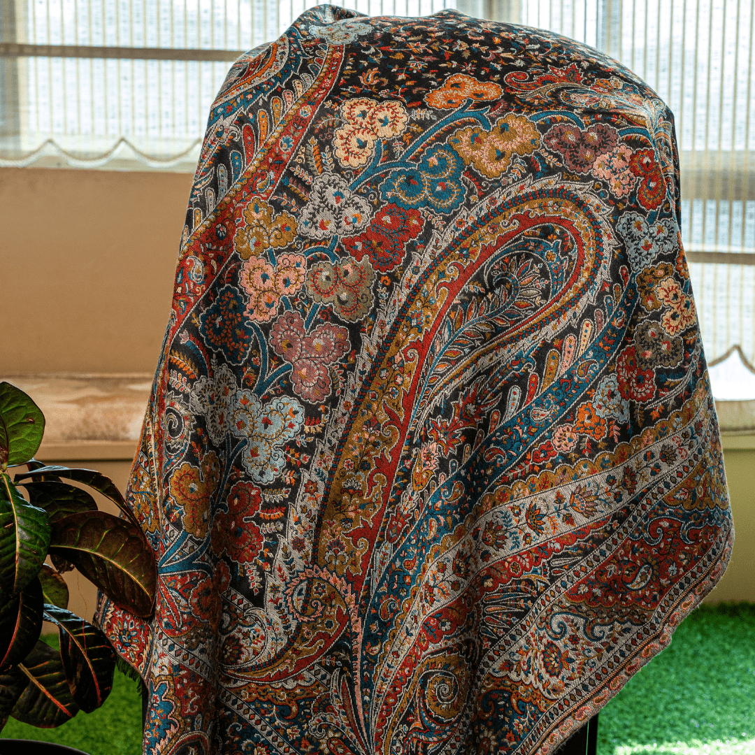 Heritage Paisley Weave Shawl