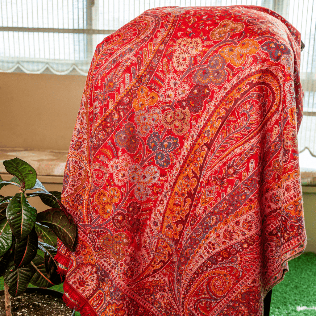 Heritage Paisley Weave Shawl