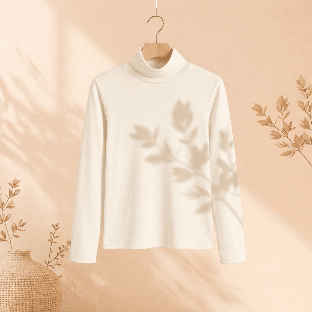Cotton T-shirt Full Sleeves (High Neck)