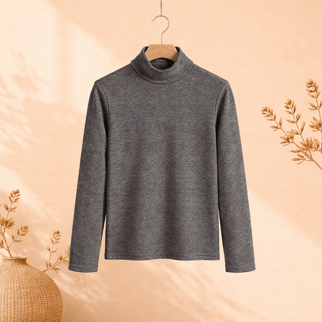Cotton T-shirt Full Sleeves (High Neck)