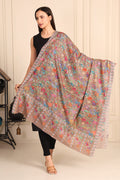 Kalamkari Pashmina Blend Shawl – Art Panel