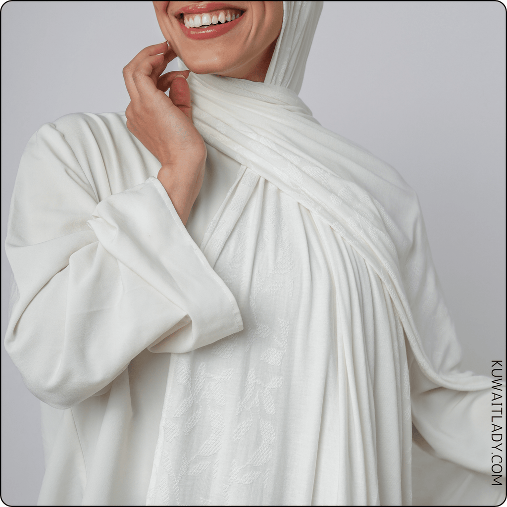 وشاح قطني مطاطي بتصميم أوراق الشجر الأنيق