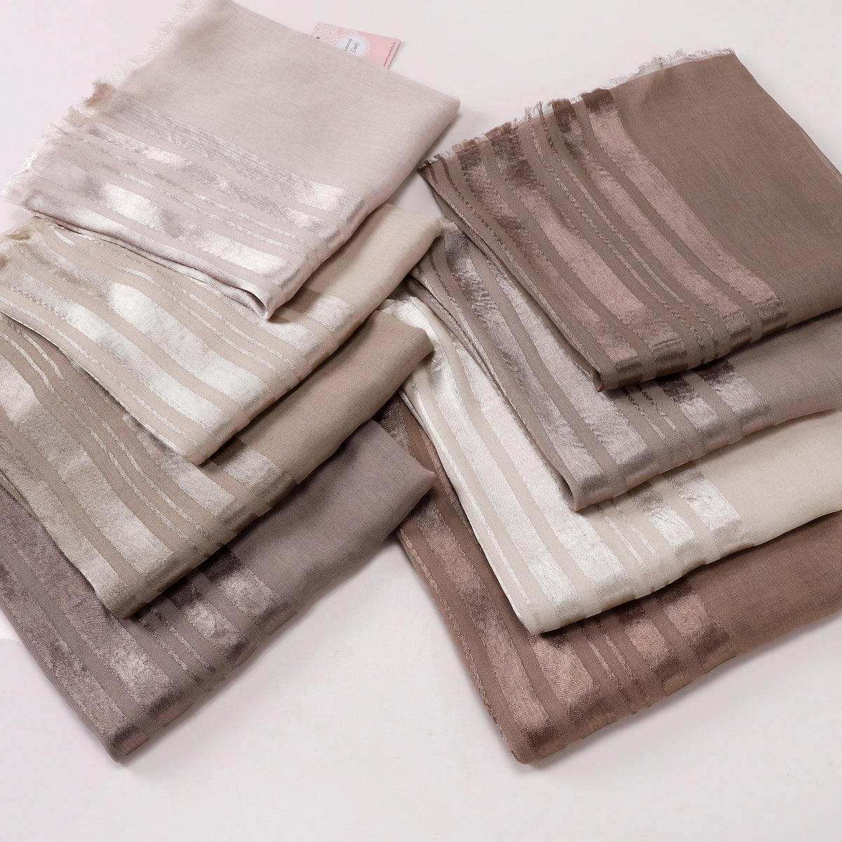 Linen Satin Split Scarf