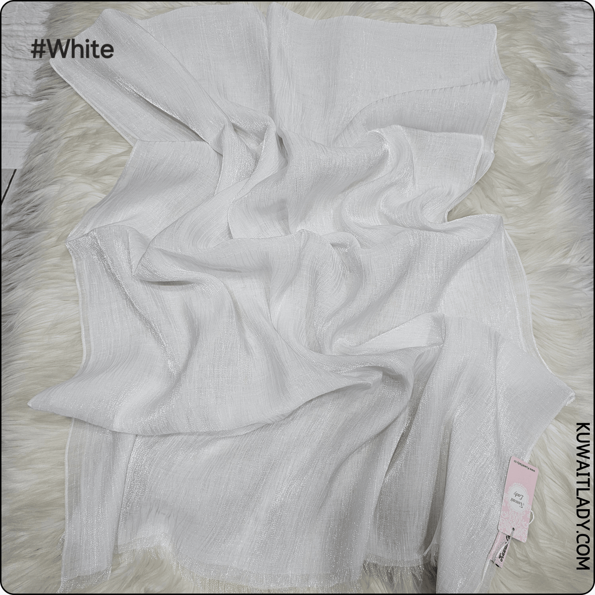 Metallic Linen Scarf