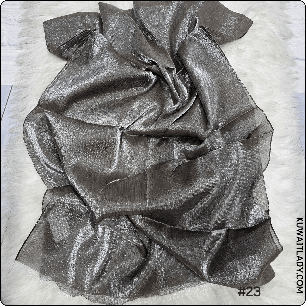 Metallic Linen Scarf