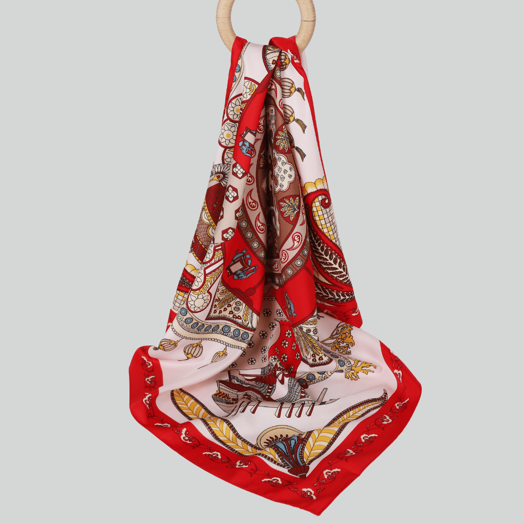 Printed Silk Hijab