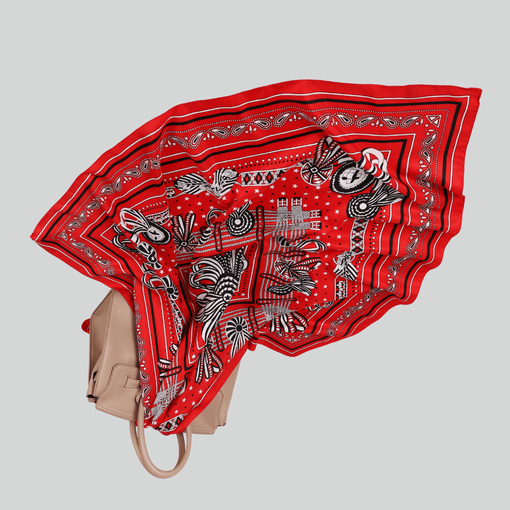 Printed Silk Hijab