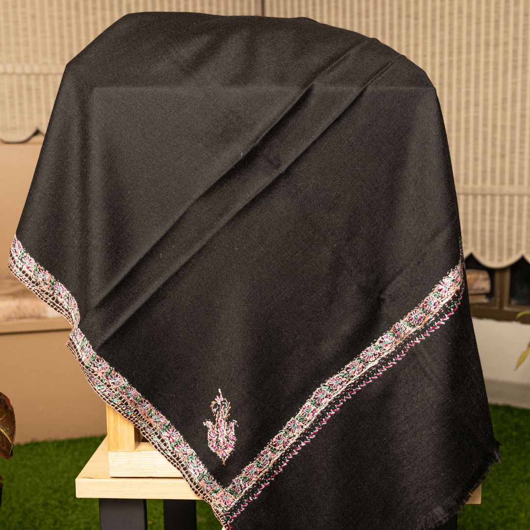 Hashiyadar Embroidery Shawl