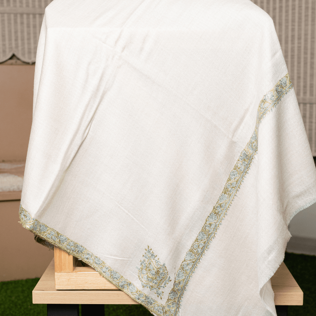 Hashiyadar Embroidery Shawl