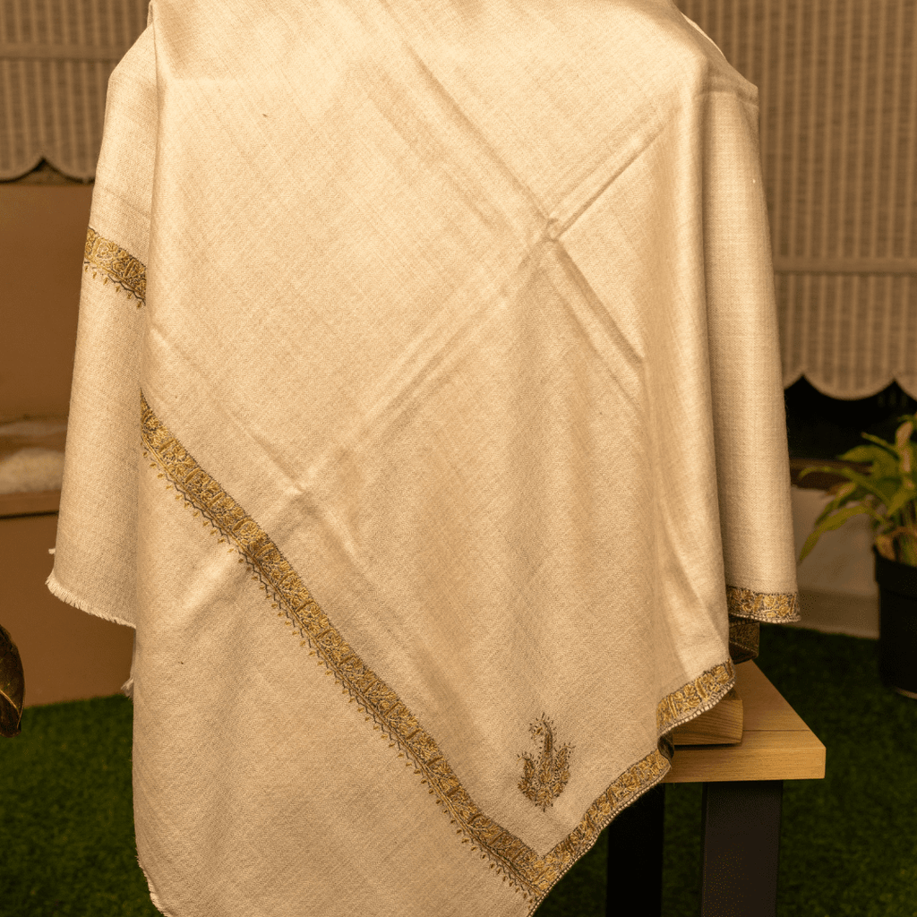 Hashiyadar Embroidery Shawl