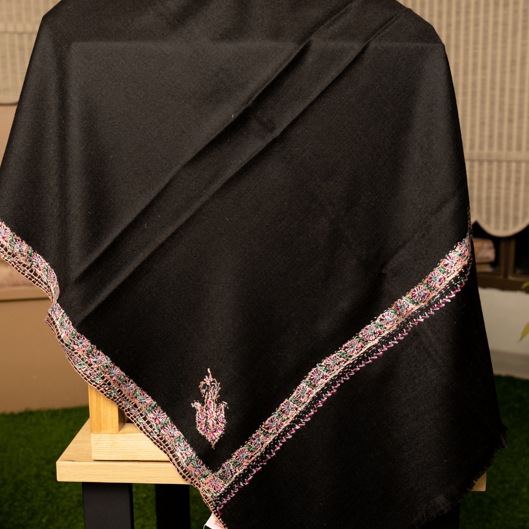 Hashiyadar Embroidery Shawl