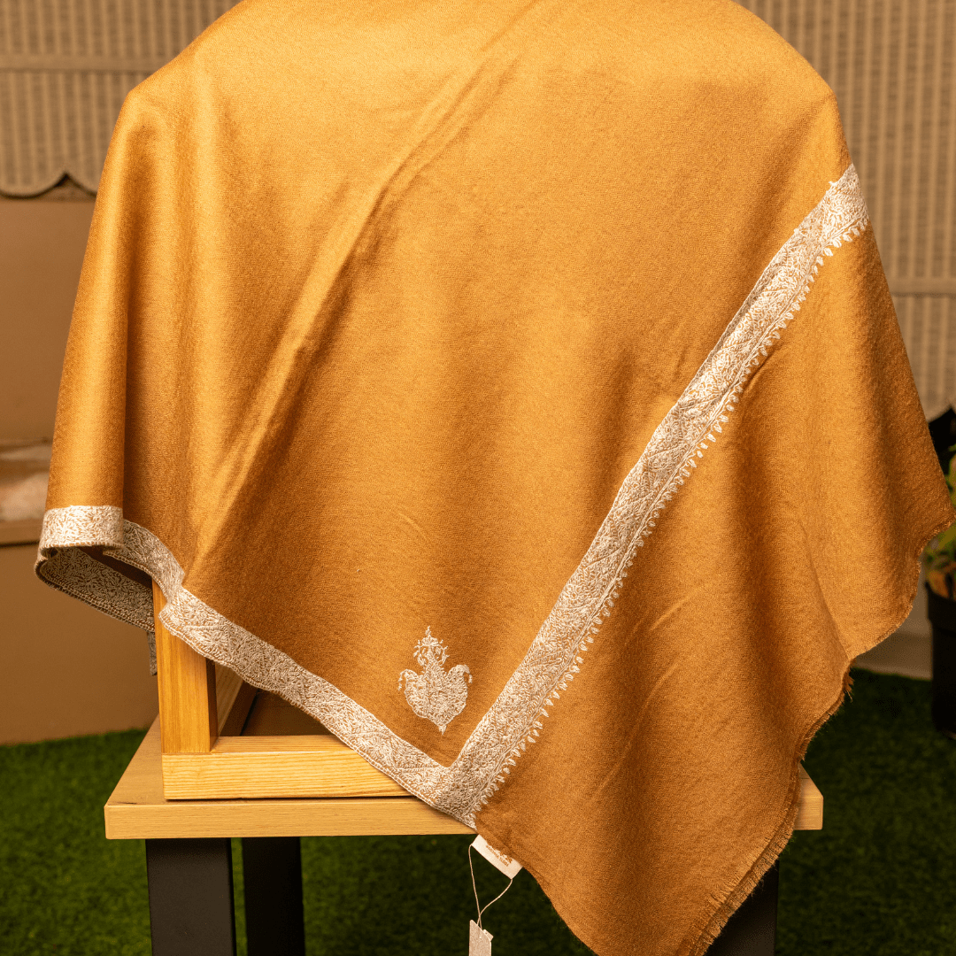 Hashiyadar Embroidery Shawl