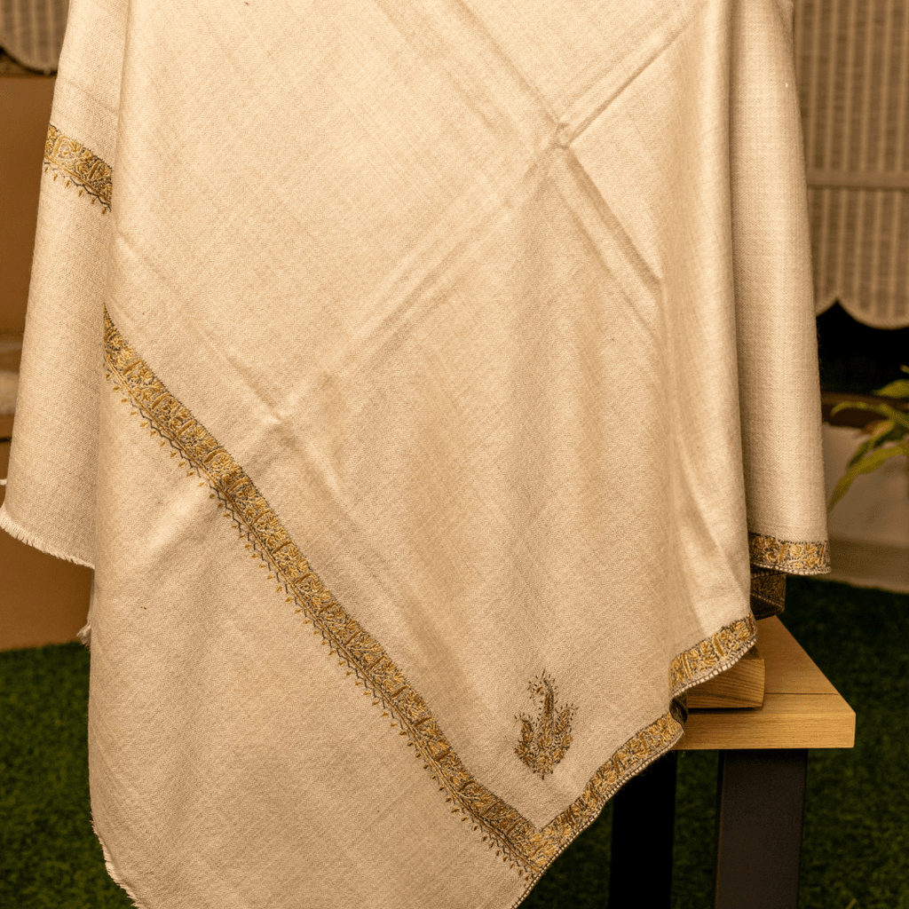 Hashiyadar Embroidery Shawl