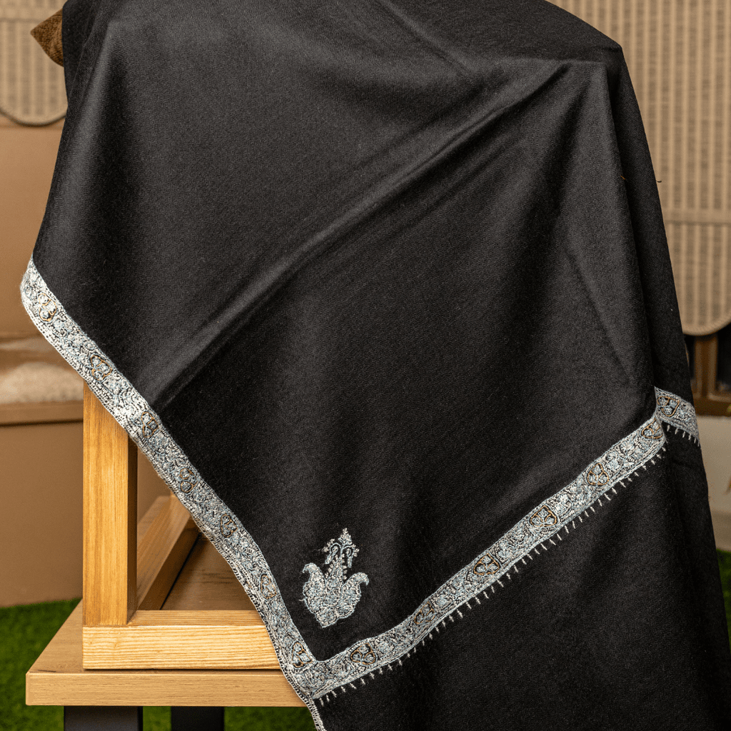 Hashiyadar Embroidery Shawl
