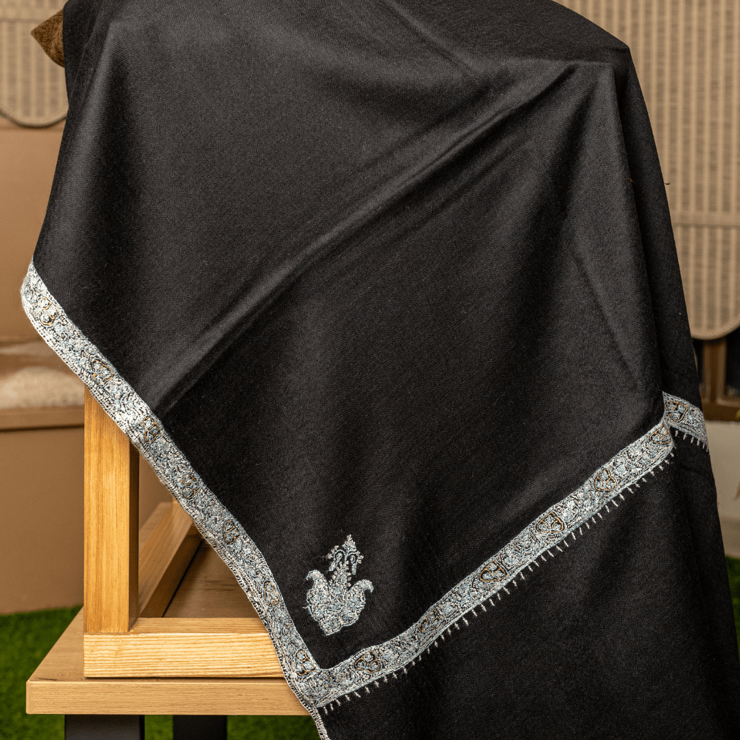 Hashiyadar Embroidery Shawl